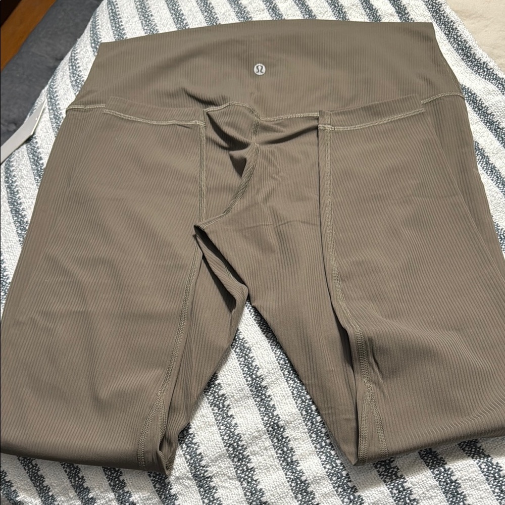 lululemon athletica brown Leggings with Wide Waistband